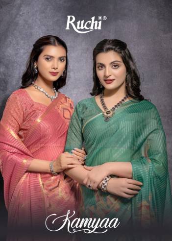 RUCHI KAMYAA 33001 TO 33006 DESIGNER SAREE WHOLESALER IN SURAT